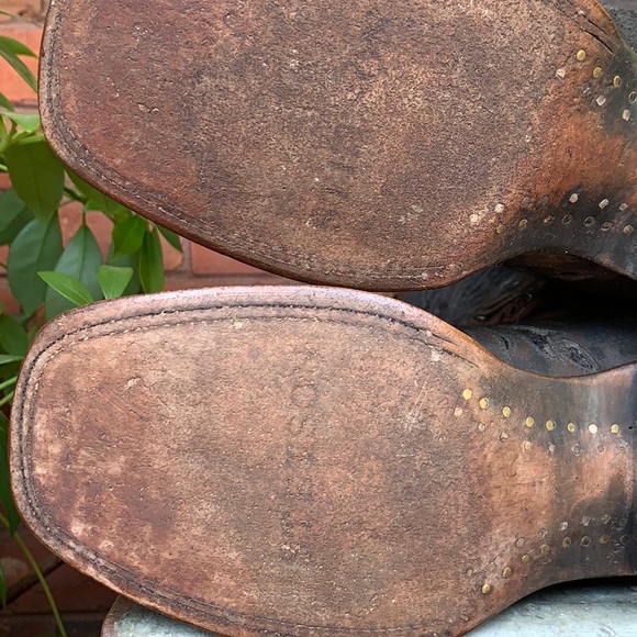 STETSON Sequin Square Toe Black Western Boots 7 - Picture 11 of 13